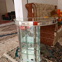 میز شیشه ای ریلی|بوفه، ویترین، کنسول|اهر, |دیوار