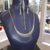 نیم ست بدون اجرت باقری|جواهرات|زنجان, |دیوار