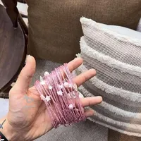 گردنبند مونجوق صورتی|بدلیجات|ساری, |دیوار
