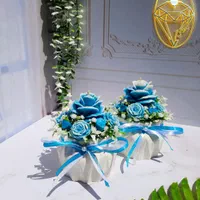 کادویی باکس گل شمع معطر هدیه روز|صنایع دستی و سایر لوازم تزئینی|یزد, |دیوار