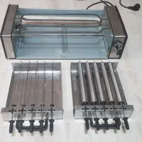 گریل باربکیو مینیمال برقی هاردستون با جوجه گردان|اجاق گاز و لوازم برقی پخت‌وپز|کرج, حصار|دیوار