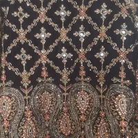 مانتو مخمل ،سوزن دوزی.