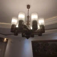 لوستر چوبی۸شاخه