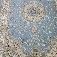 کویر یزد فیروزه ای ۲تخته ۱۲متری تمام نخ