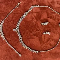 نیم ست طلا سفید
