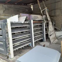 دستگاه پرس کارتن اتومات با نوار نقاله