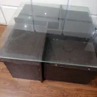 میز وسط و چهار عدد گل میز