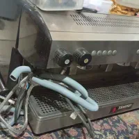 اسپرسو ماشین سه گروپ و اسیاب صنعتی