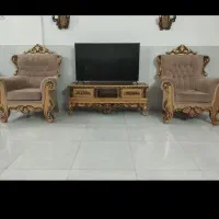 میز عسلی ومیز تلوزیون وگل مصنوعی