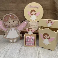 اکسسوری و دیزاین اتاق کودک چوبی