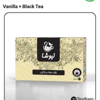 چای با طعم وانیل و توت فرنگی