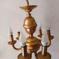 لوستر  آبکاری طلا به فروش میرسد قدیمی