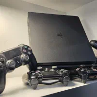 PS4 Slim 1TB کپی خور با چهار دسته و بازی های روز