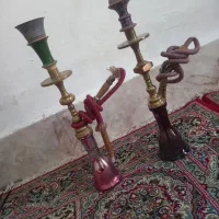 قلیون برنجی اصل|کلکسیون اشیاء عتیقه|قرچک, قشلاق جیتو|دیوار