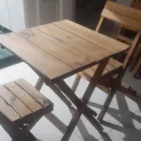 صندلی چوبی کافی ای و کمپ