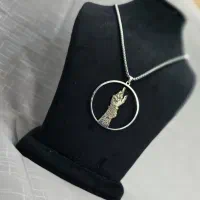 گردنبند مذهبی نماد غدیر خم ، با نوشته ولی الله