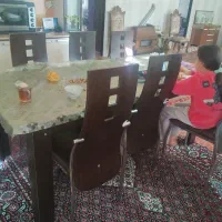 نهار خوری شش نفره|میز و صندلی غذاخوری|مشگین شهر, |دیوار