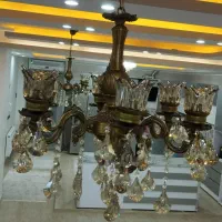 لوستر برنز۲عدد|لوستر و چراغ آویز|کرمانشاه, |دیوار