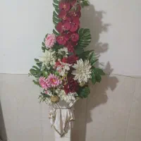 گل مصنوعی با گلدون