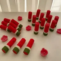 انواع شمع و گیفت وظروف سنگ مصنوعی یلدایی|صنایع دستی و سایر لوازم تزئینی|کرمان, |دیوار