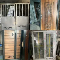 در آهنی انباری خرپشته ضد سرقت چوبی اتاقی پی وی سی