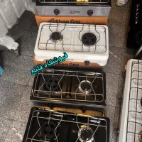 اجاق گاز رومیزی لعابی دو شعله شعاع گاز