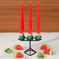 شمع قلمی هندوانه، قرمز و سبز|صنایع دستی و سایر لوازم تزئینی|سیرجان, |دیوار