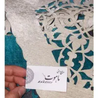 رومیزی ۴ تکه مخمل نو|پرده، رانر، رومیزی|قم, وادی السلام|دیوار