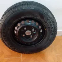 لاستیک و رینگ سایز ۱۳ نو