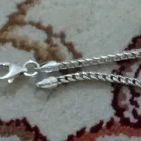 زنجیرنقره مردانه ایتالیا