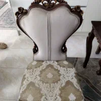 ناهار خوری چهار نفره چوب|میز و صندلی غذاخوری|گرمدره, |دیوار