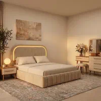 سرویس خواب میزtvکنسول جاکفشی چوب خط