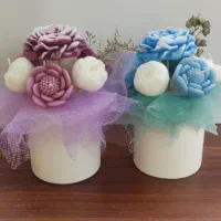 باکس گل شمع جاویدان|صنایع دستی و سایر لوازم تزئینی|ساری, |دیوار