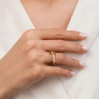 انگشتر آبکاری طلا برند ژوپینک ۱۴