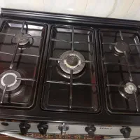 اجاق گازپنج شلعه طرح فر|اجاق گاز و لوازم برقی پخت‌وپز|بهارستان, |دیوار