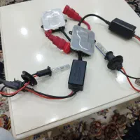 یکدست لامپ زنون سفید یخی همراه ترانس و رله