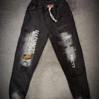 شلوار اسلش پسرونه سنگشور شده