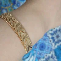دستبند کارتی ژوپینگ اصل رنگ ثابت فرانسوی|زیورآلات و اکسسوری|اصفهان, بهارانچی|دیوار