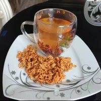 دمنوش چای سیب
