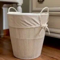 لاندری جا دستمالی سبد زباله. رافیا و  کنف