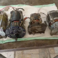 موتور گیریبگس تک فاز و انبر ذغال ژنراتور