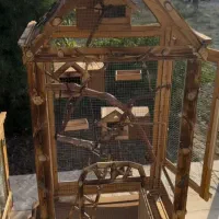 ساخت انواع توری یا قفس پرنده|لوازم جانبی حیوانات|تربت جام, علوی|دیوار