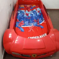 تخت خواب طرح ماشین|تخت و صندلی بچه|خرم‌آباد, |دیوار