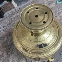 سماور دکور بزرگ طلایی|کلکسیون اشیاء عتیقه|میانه, |دیوار