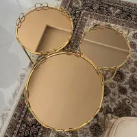 عسلی آینه ای شیک فروش فوری