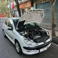 پژو ۲۰۶ تیپ ۲ مدل ۹۵ تمیز عقب جلو پلمپ