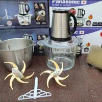 خردکن پاناسونیک دو کاسه12تیغ طلایی موتور حک/غذاساز
