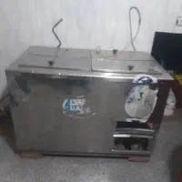 یک عدد یخچال فریزر با روکش تمام استیل چهاردرب|یخچال و فریزر|باسمنج, |دیوار