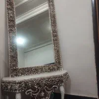 آینه کنسول و ساعت