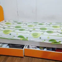 تخت تک نفره همراه تشک نو|تخت و سرویس خواب|بندر ماهشهر, |دیوار